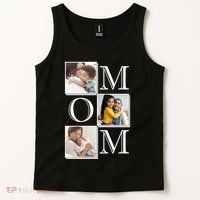 Mom Personalized Gift For Mothers Day Custom Photo Tank Top thumb 2