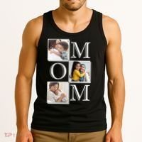 Mom Personalized Gift For Mothers Day Custom Photo Tank Top thumb 3