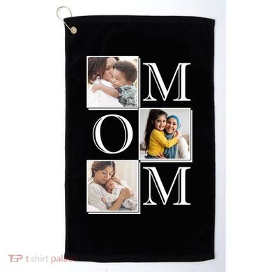 Mom Personalized Gift For Mothers Day Custom Photo Golf Towel