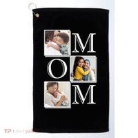 Mom Personalized Gift For Mothers Day Custom Photo Golf Towel thumb 0