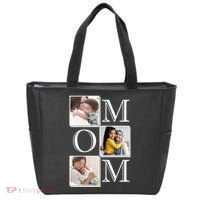 Mom Personalized Gift For Mothers Day Custom Photo Tote Bag thumb 0
