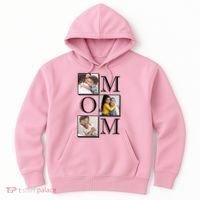 Mom Personalized Gift For Mothers Day Custom Photo Hoodie thumb 0