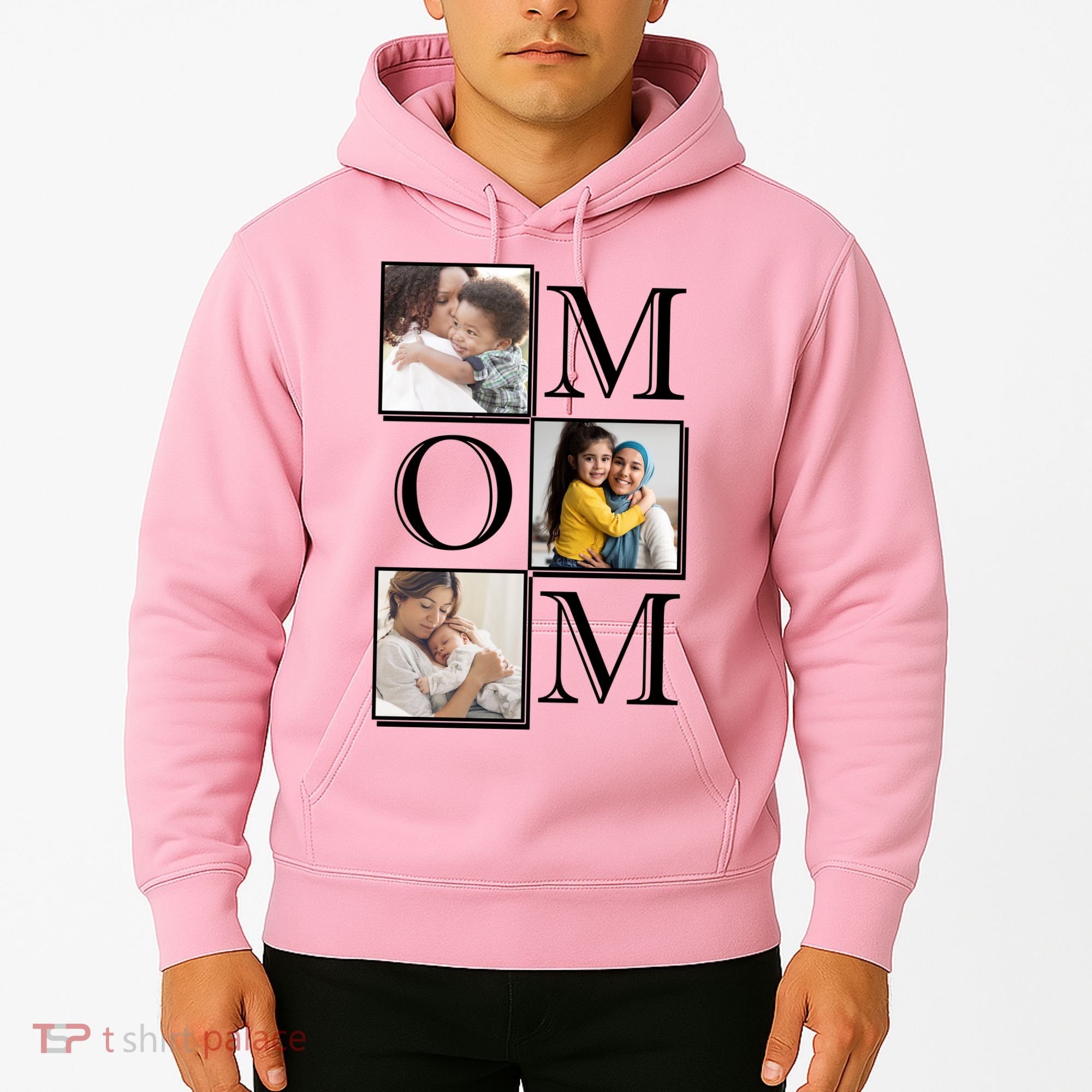 Mom Personalized Gift For Mothers Day Custom Photo Hoodie