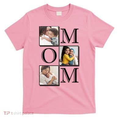 Mom Personalized Gift For Mothers Day Custom Photo T-Shirt