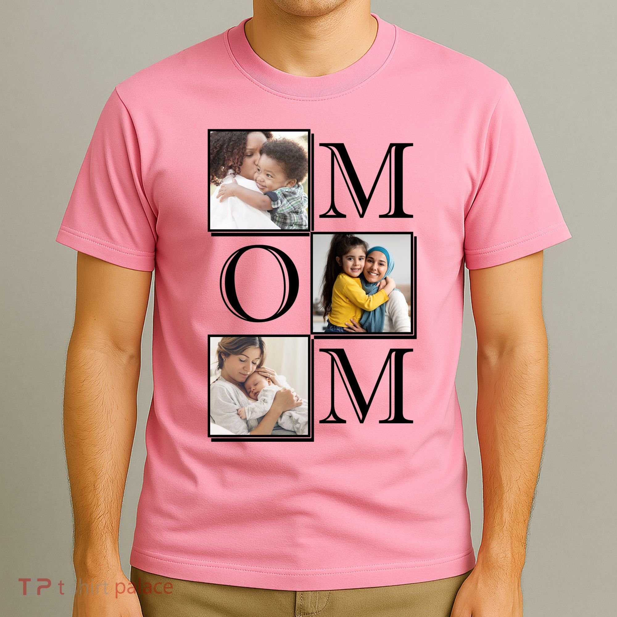 Mom Personalized Gift For Mothers Day Custom Photo T-Shirt
