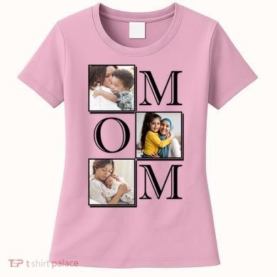 Mom Personalized Gift For Mothers Day Custom Photo Women's T-Shirt