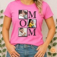 Mom Personalized Gift For Mothers Day Custom Photo Women's T-Shirt thumb 2