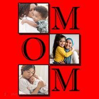Mom Personalized Gift For Mothers Day Custom Photo Santa Hat thumb 1