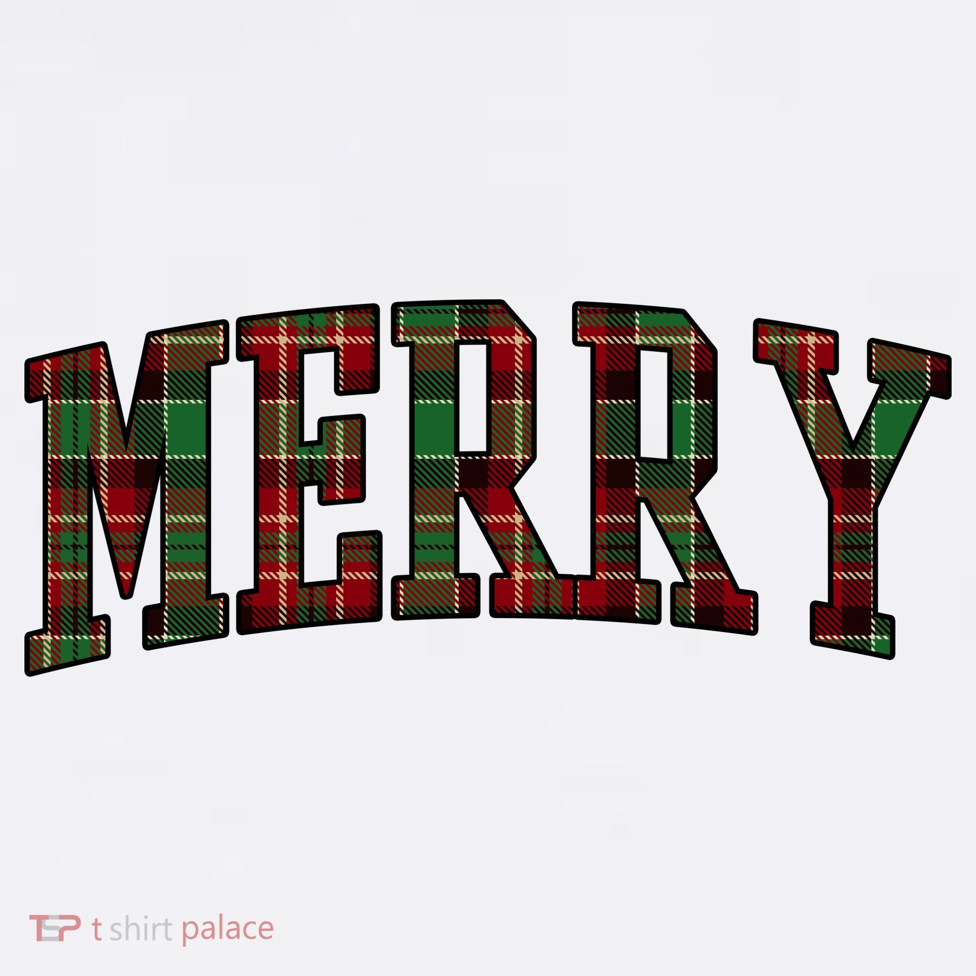 Merry Plaid Holiday Christmas Visor