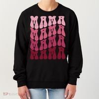 Mama Pink Hippie Retro Women's Sweatshirt thumb 0