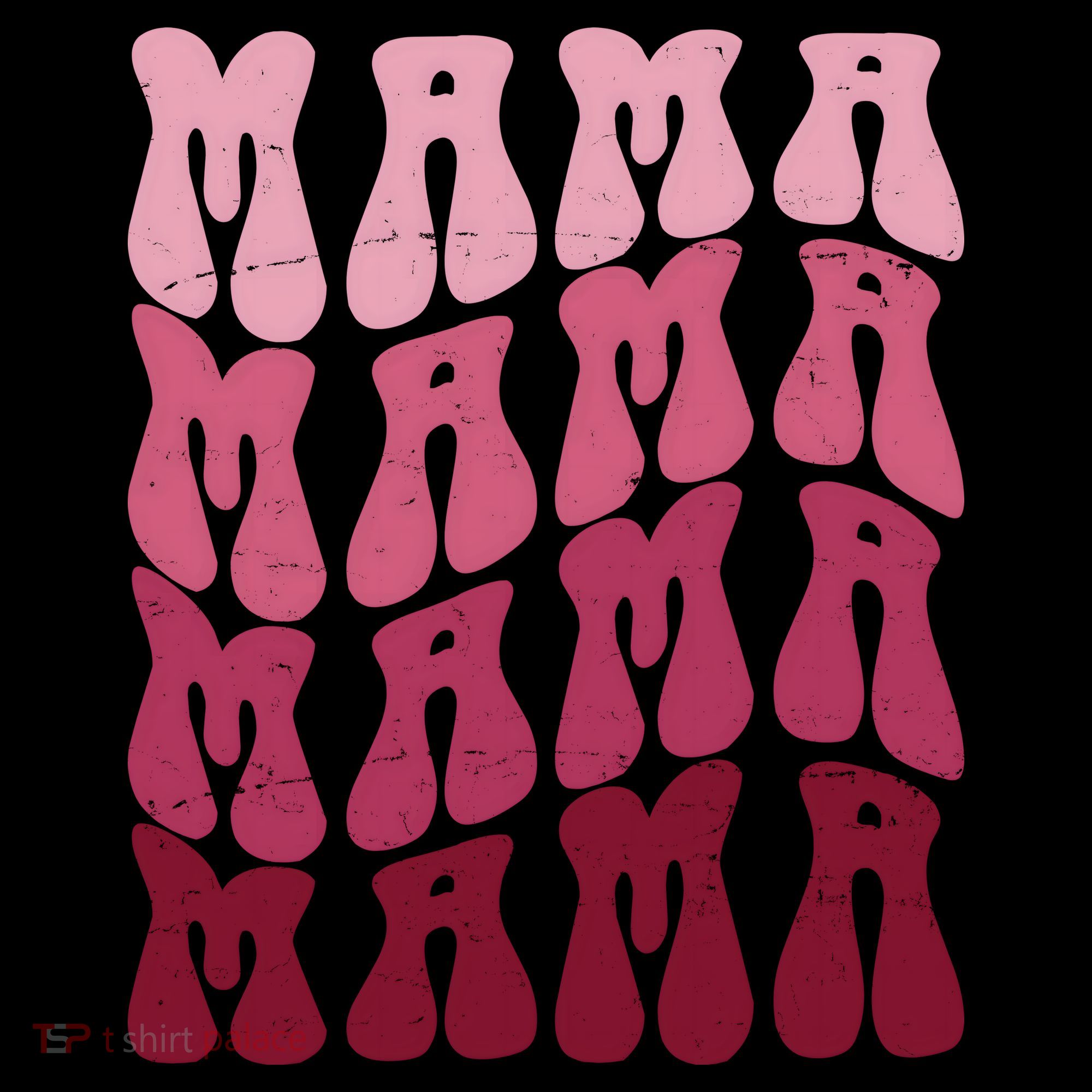 Mama Pink Hippie Retro Backpack