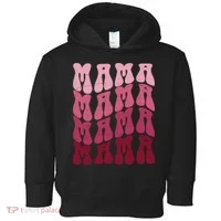 Mama Pink Hippie Retro Toddler Hoodie thumb 0