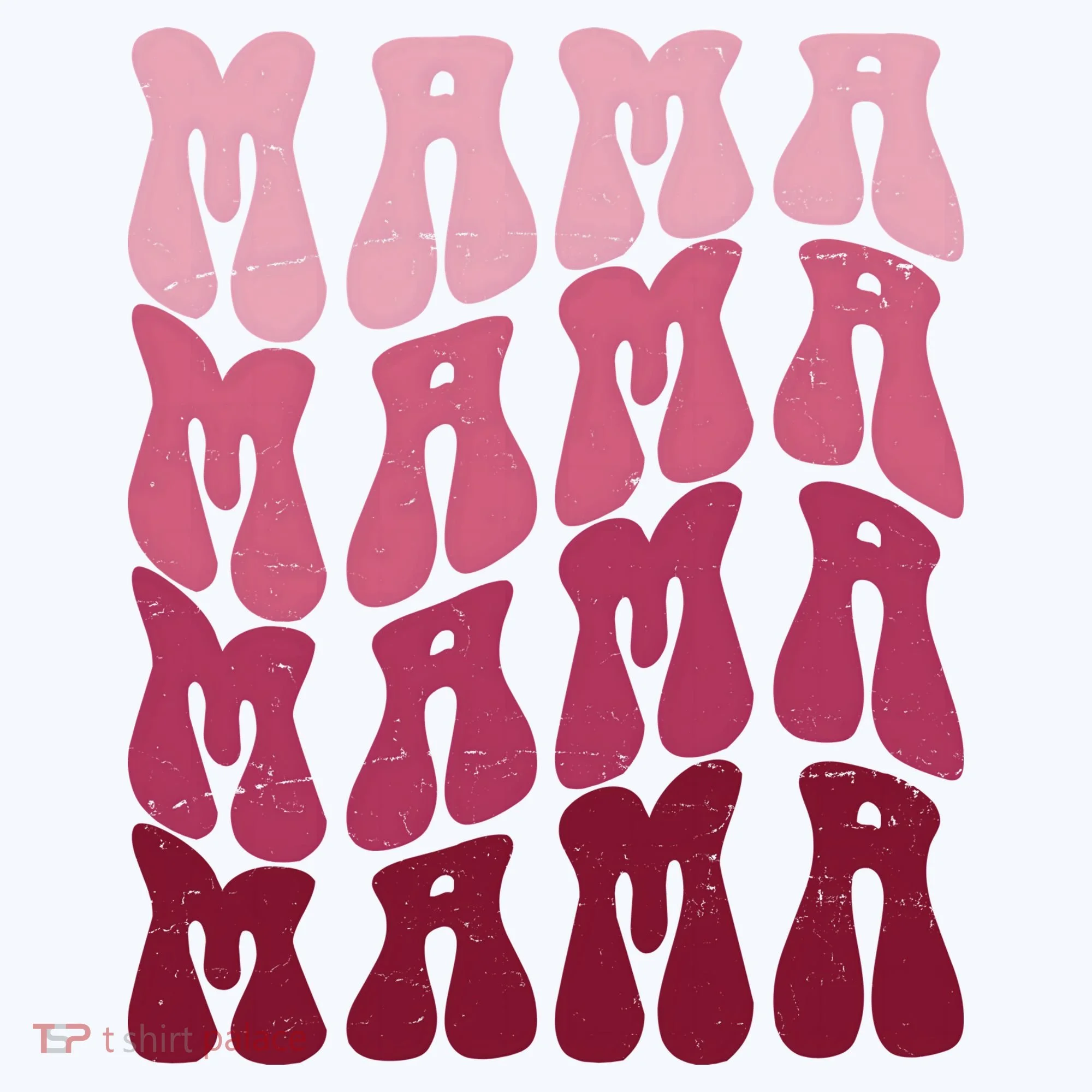 Mama Pink Hippie Retro Doggie Tank
