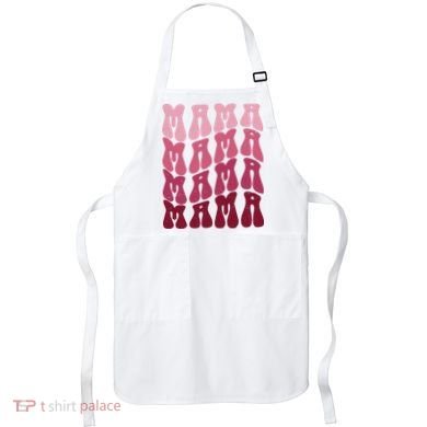 Mama Pink Hippie Retro Apron