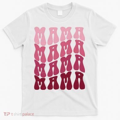 Mama Pink Hippie Retro T-Shirt
