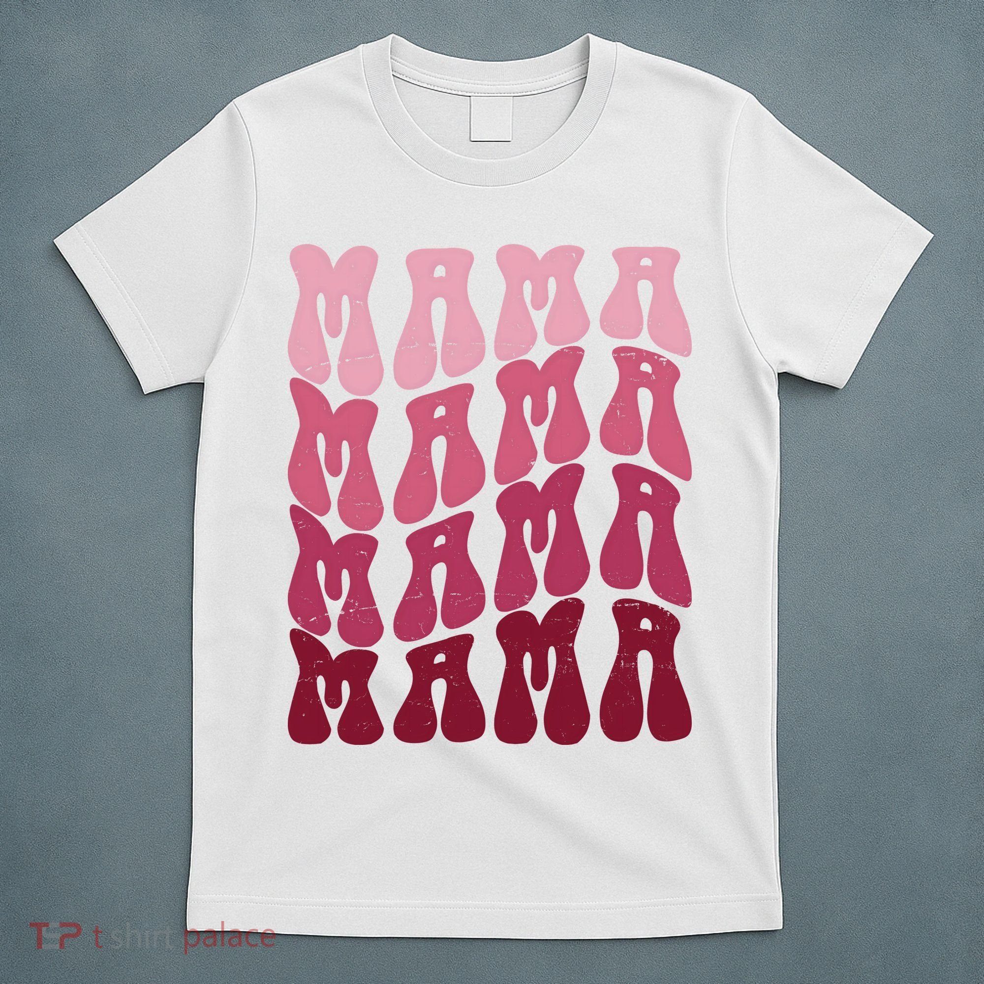 Mama Pink Hippie Retro T-Shirt