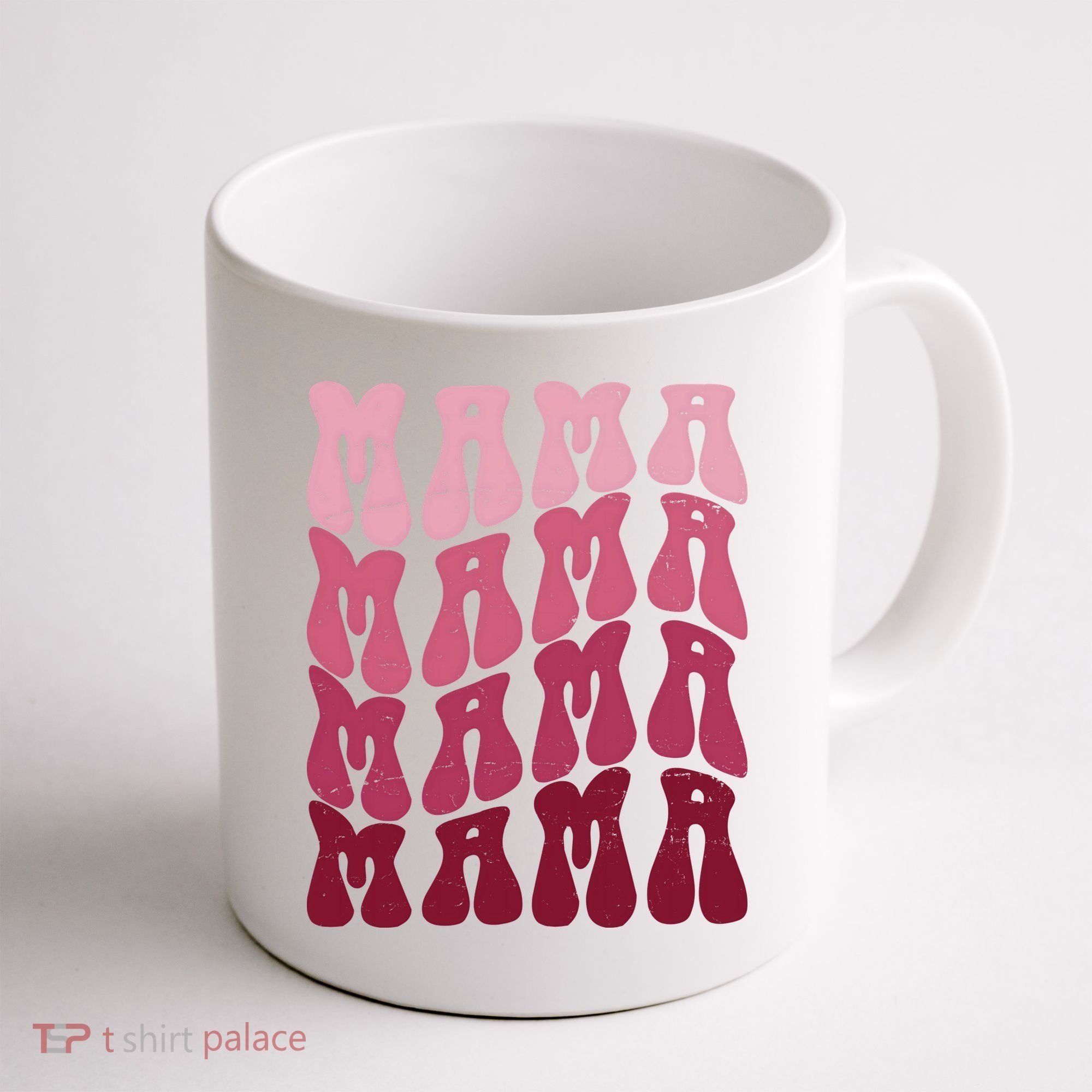 Mama Pink Hippie Retro Coffee Mug