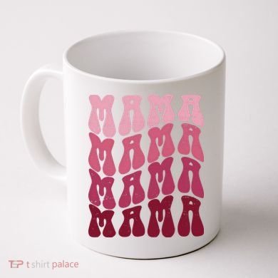 Mama Pink Hippie Retro Coffee Mug