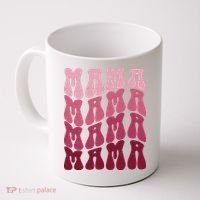 Mama Pink Hippie Retro Coffee Mug thumb 0