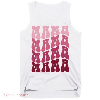 Mama Pink Hippie Retro Tank Top