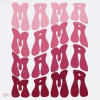 Mama Pink Hippie Retro Golf Towel thumb 3