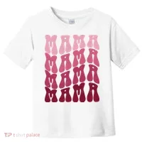 Mama Pink Hippie Retro Toddler T-Shirt thumb 0