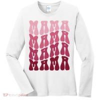 Mama Pink Hippie Retro Women's Long Sleeve Shirt thumb 0