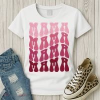 Mama Pink Hippie Retro Women's T-Shirt thumb 3