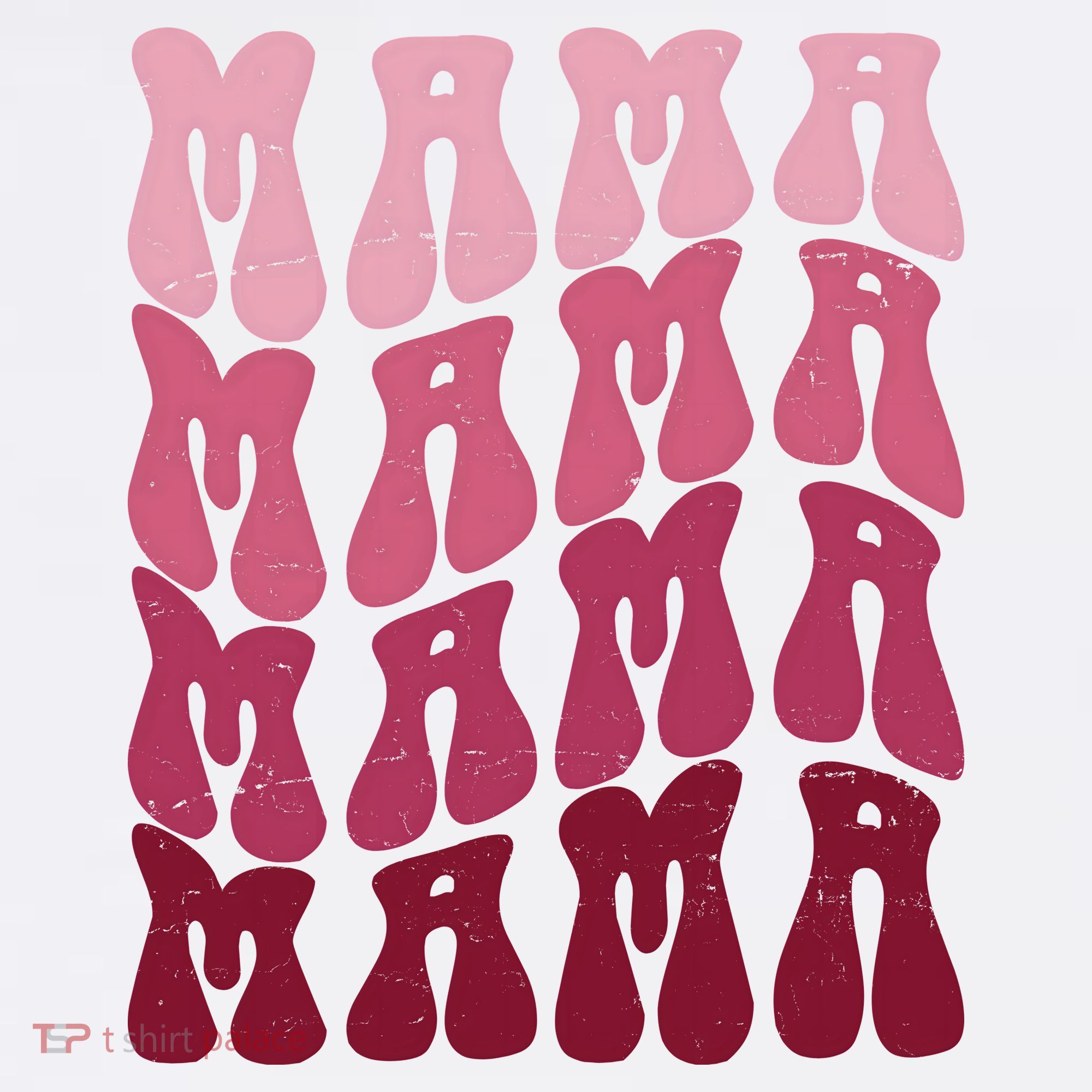 Mama Pink Hippie Retro Women's T-Shirt