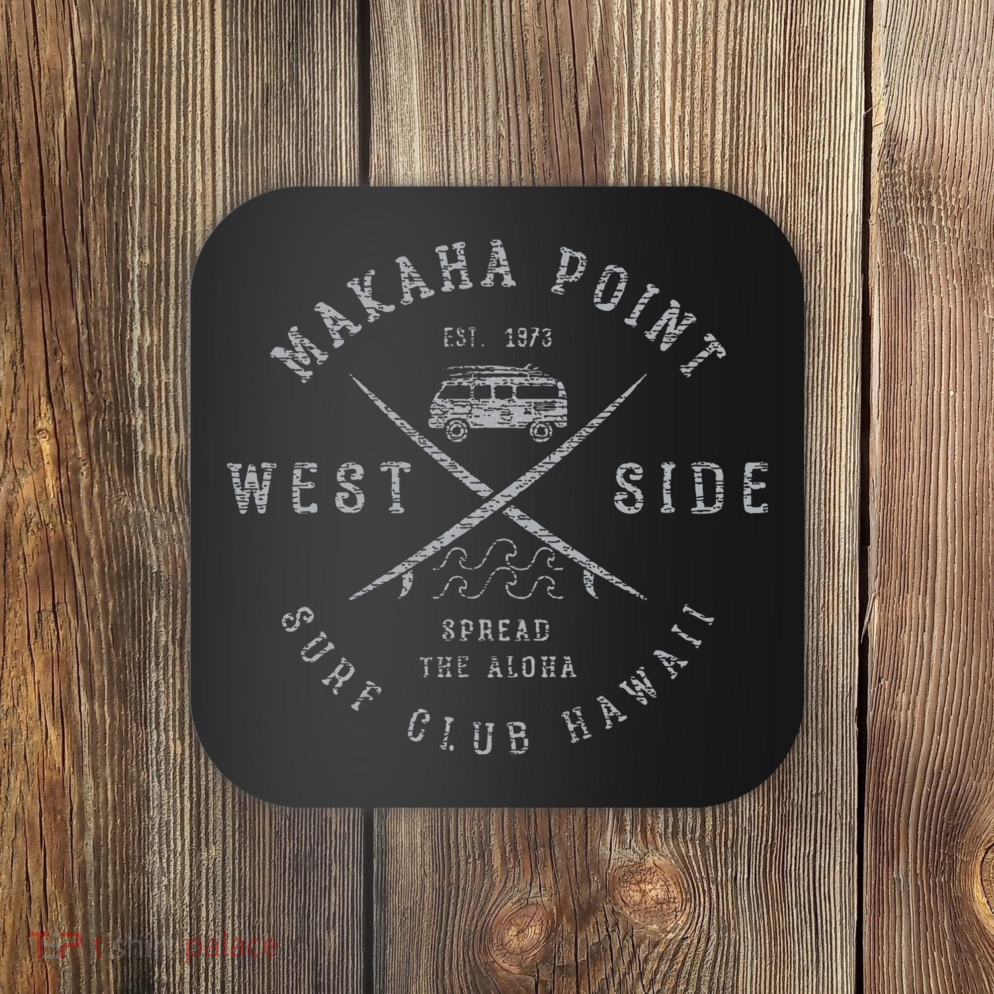 Makaha Point Hawaii Surf Club Coaster