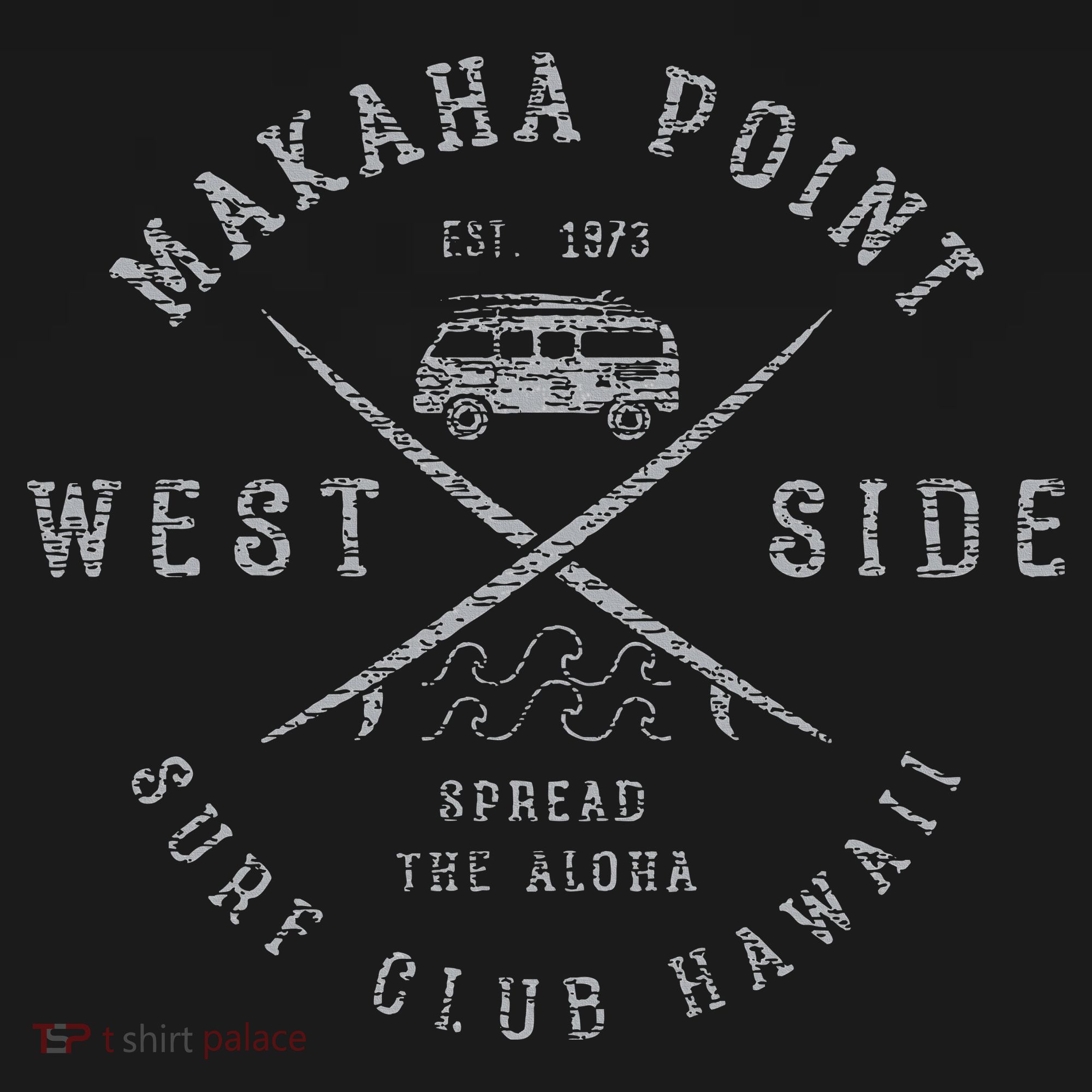 Makaha Point Hawaii Surf Club Toddler Hoodie