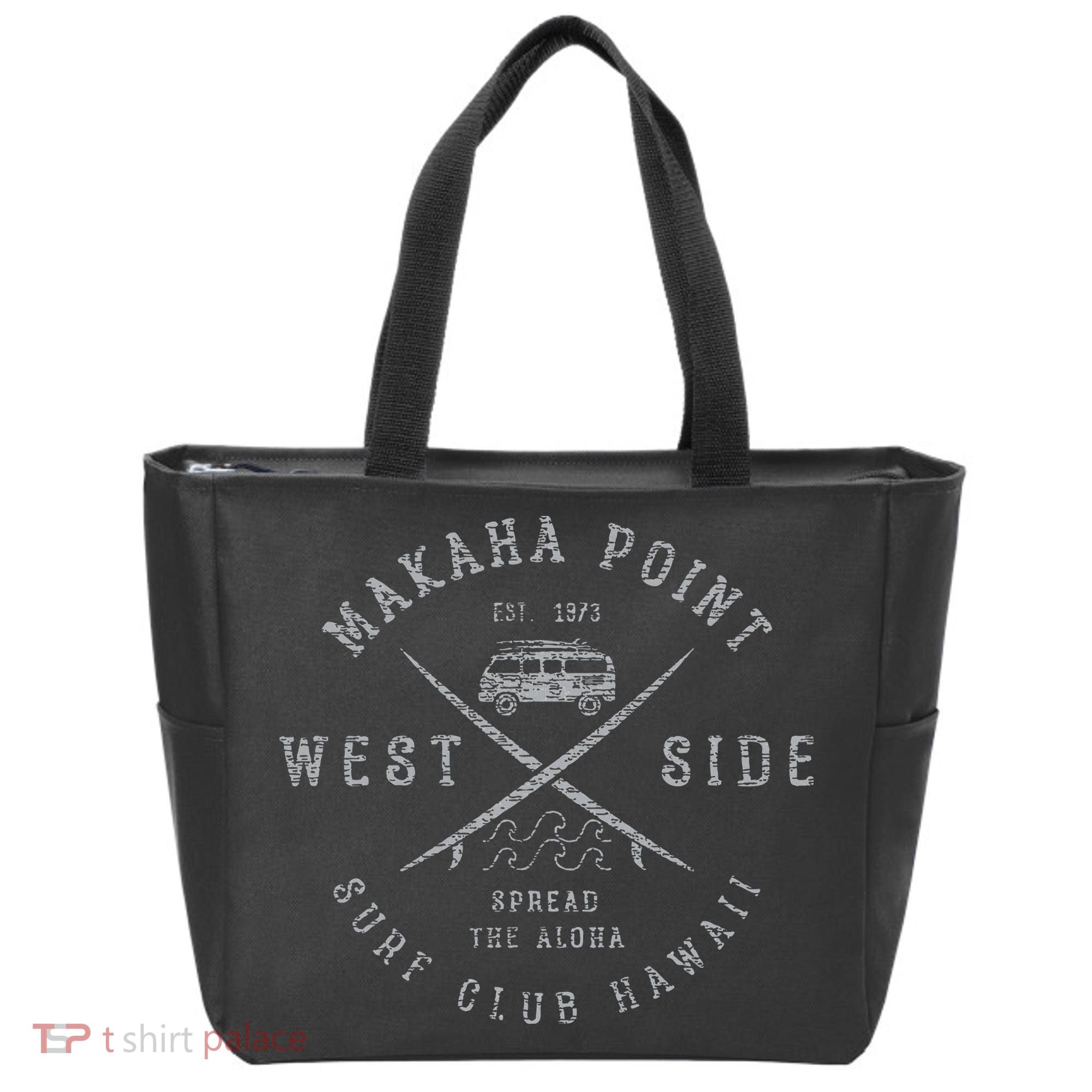 Makaha Point Hawaii Surf Club Tote Bag