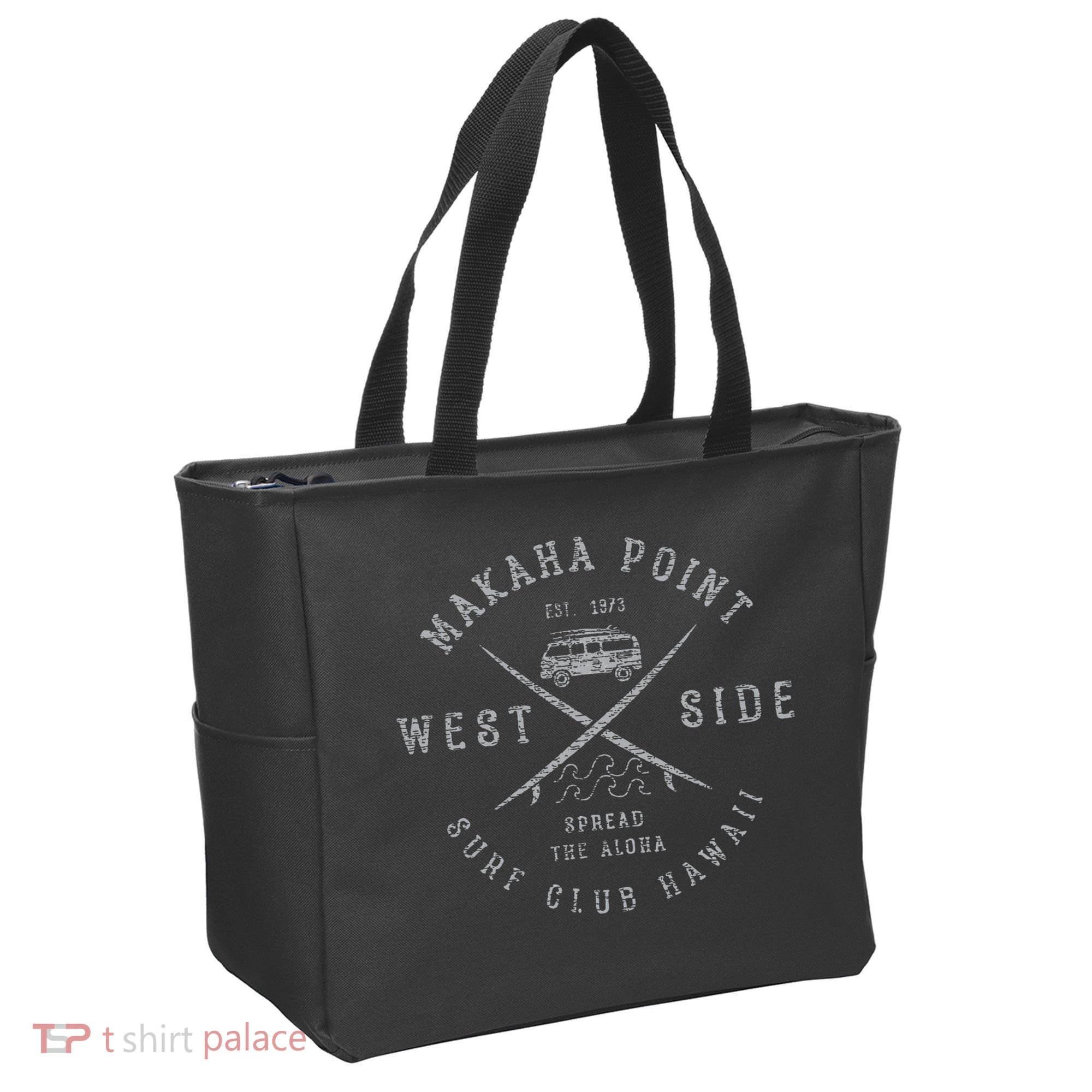 Makaha Point Hawaii Surf Club Tote Bag