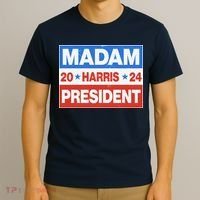 Madam President Harris Vote Kamala Harris 2024 Election T-Shirt thumb 3