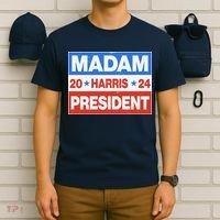 Madam President Harris Vote Kamala Harris 2024 Election T-Shirt thumb 6