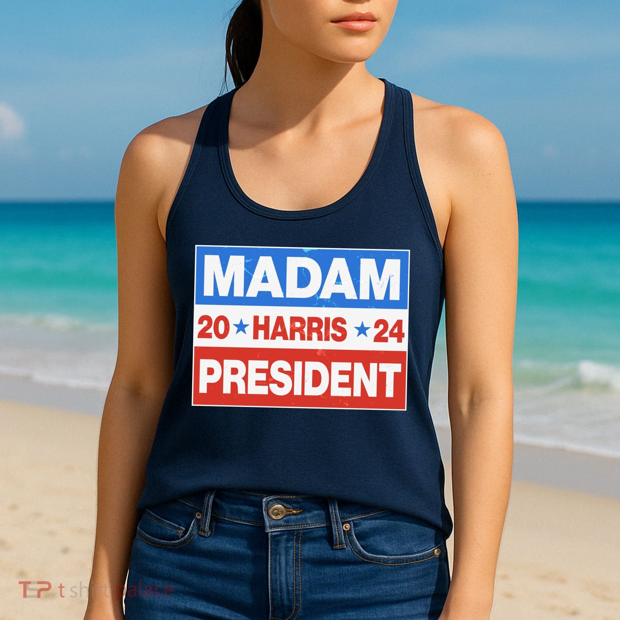 Madam President Harris Vote Kamala Harris 2024 Election Women's Tank Top