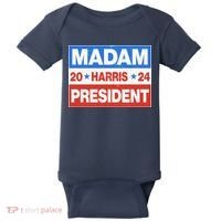 Madam President Harris Vote Kamala Harris 2024 Election Baby Bodysuit thumb 0