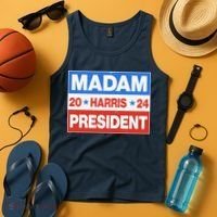 Madam President Harris Vote Kamala Harris 2024 Election Tank Top thumb 4