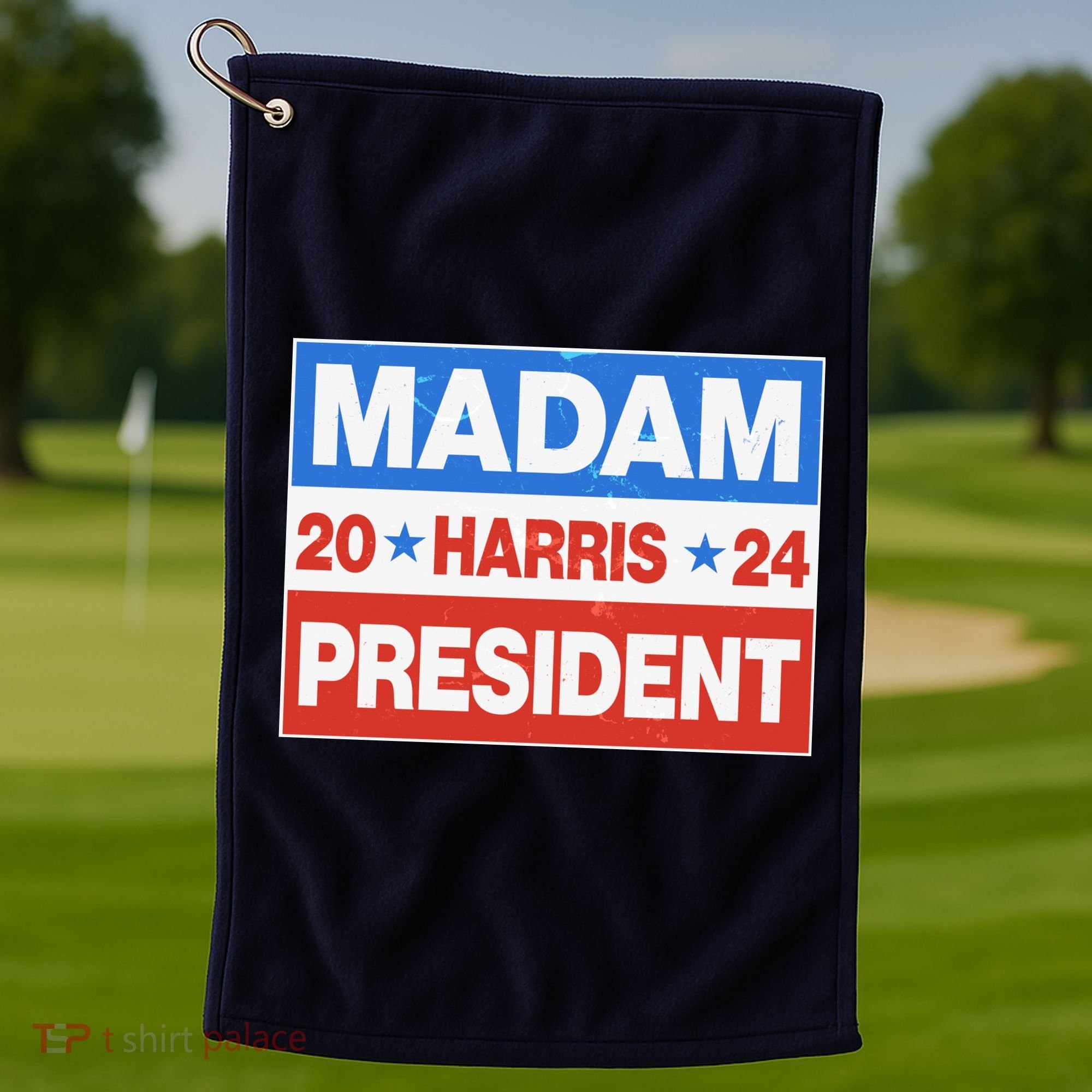 Madam President Harris Vote Kamala Harris 2024 Election Golf Towel