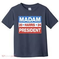 Madam President Harris Vote Kamala Harris 2024 Election Toddler T-Shirt thumb 0