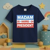 Madam President Harris Vote Kamala Harris 2024 Election Toddler T-Shirt thumb 3
