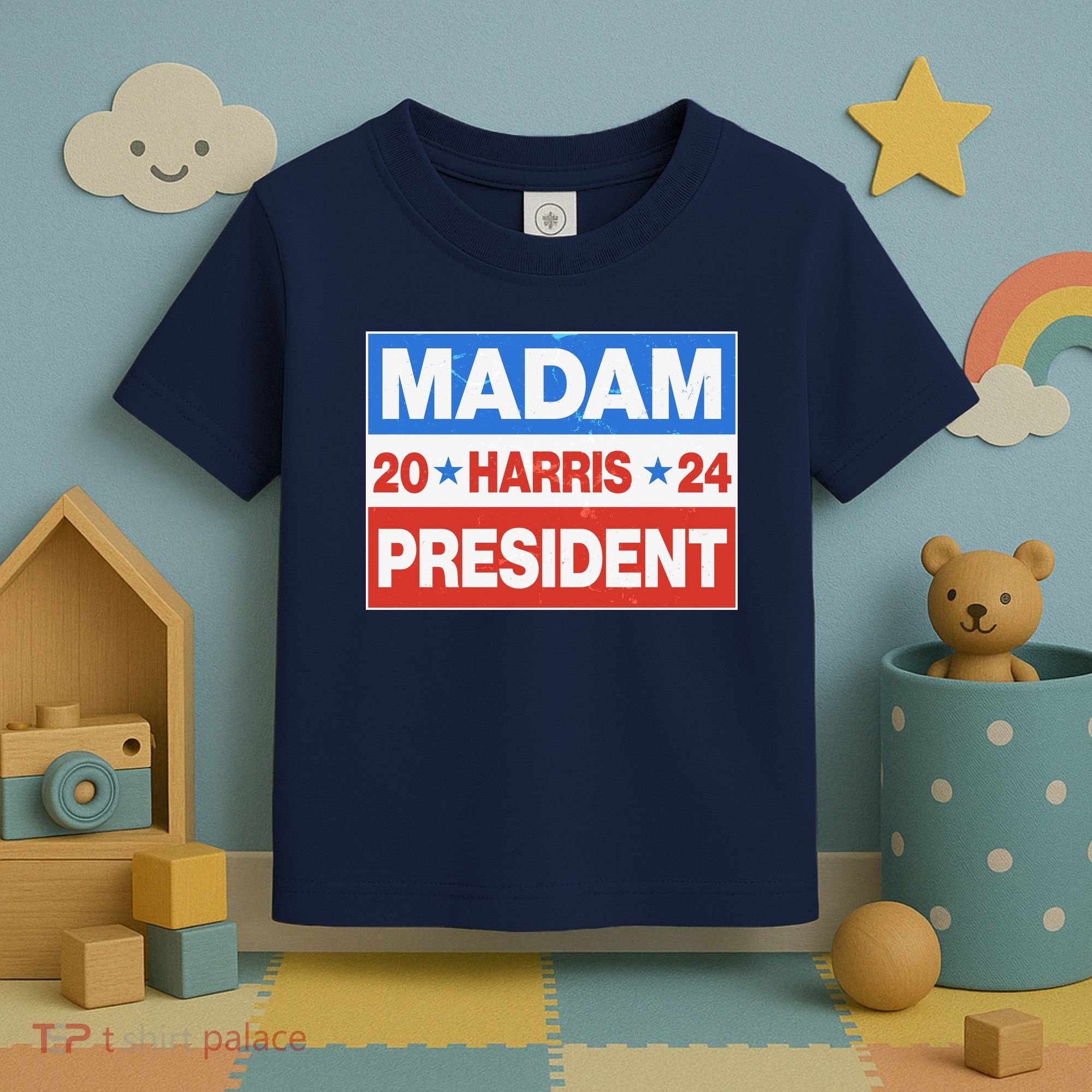 Madam President Harris Vote Kamala Harris 2024 Election Toddler T-Shirt