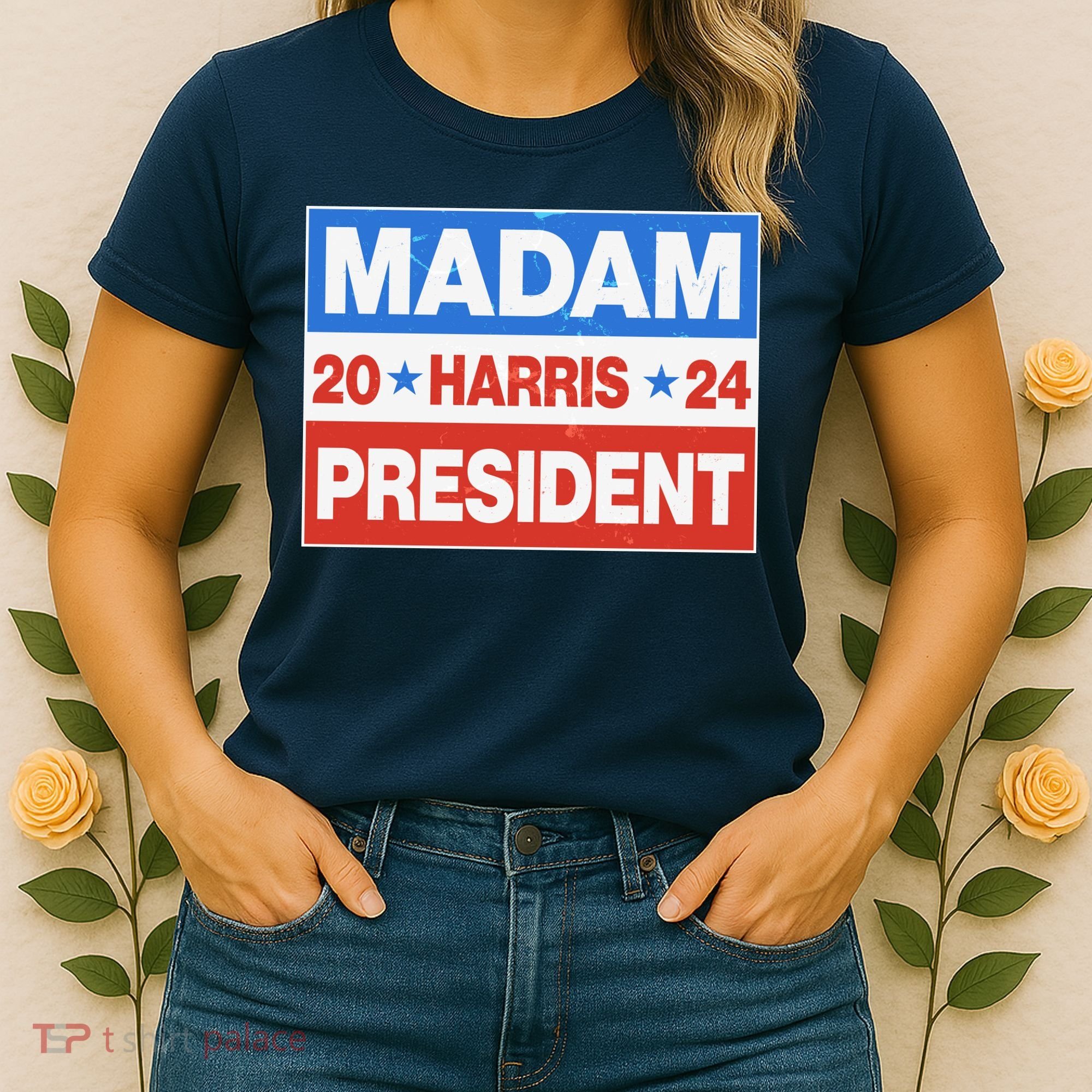 Madam President Harris Vote Kamala Harris 2024 Election Women's T-Shirt
