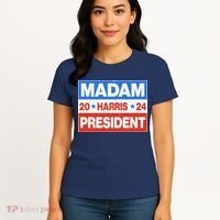 Madam President Harris Vote Kamala Harris 2024 Election Women's T-Shirt thumb 4