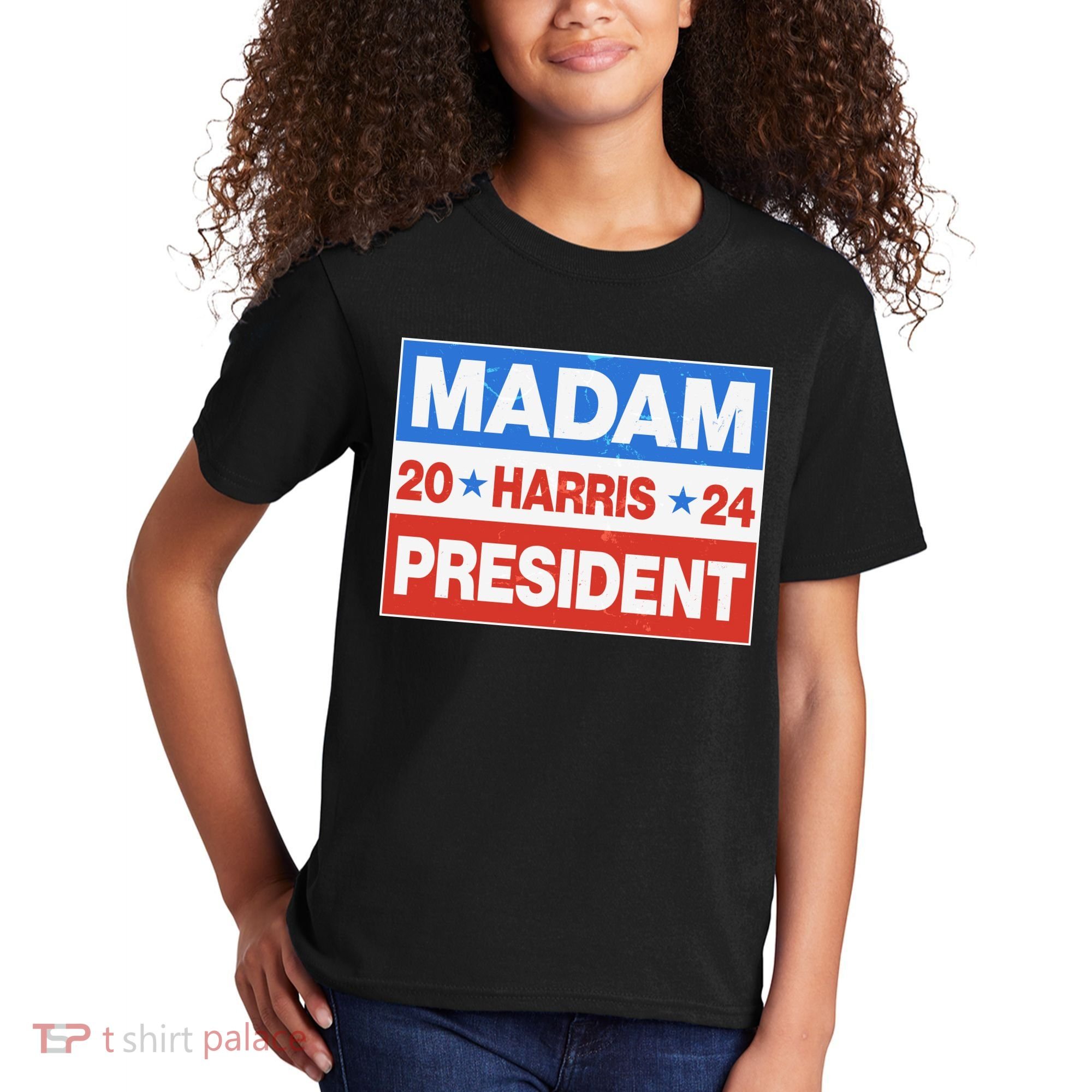 Madam President Harris Vote Kamala Harris 2024 Election Kids T-Shirt