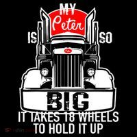 My Peter Is So Big Truck Driver Coaster thumb 2