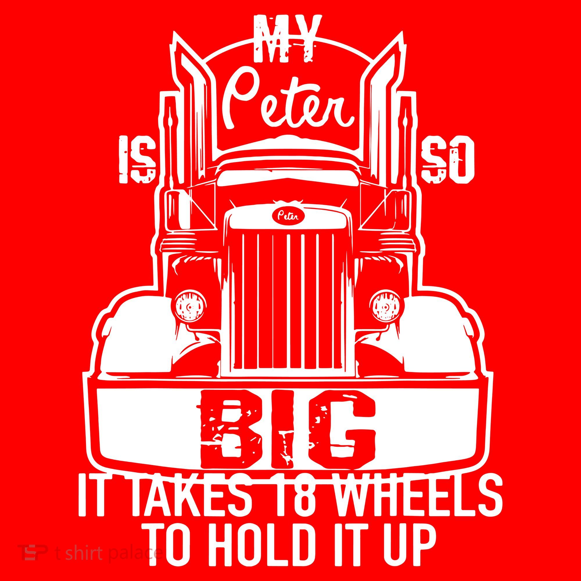 My Peter Is So Big Truck Driver Santa Hat