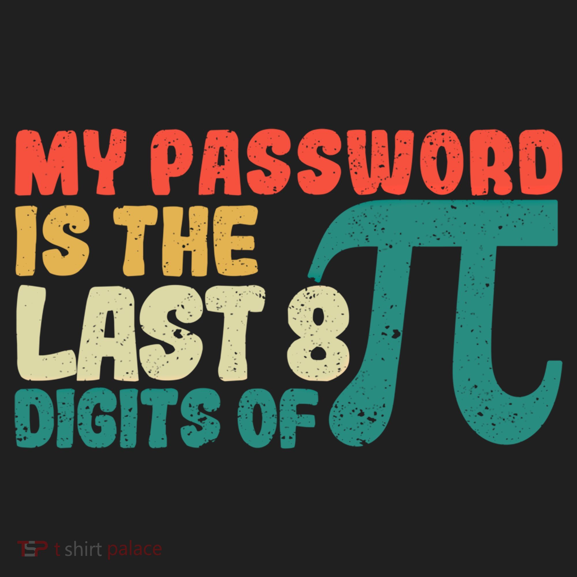 My Password Is The Last 8 Digits Of Pi Day Art Symbol Lover Gift Women's Sweatshirt