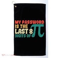 My Password Is The Last 8 Digits Of Pi Day Art Symbol Lover Gift Golf Towel thumb 0
