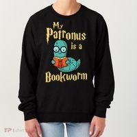 My Patronus Is A Bookworm Gift Funny Book Lover Gift And Reading Great Gift Women's Sweatshirt thumb 0